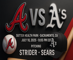 MLB Betting Consensus Atlanta Braves vs Athletics